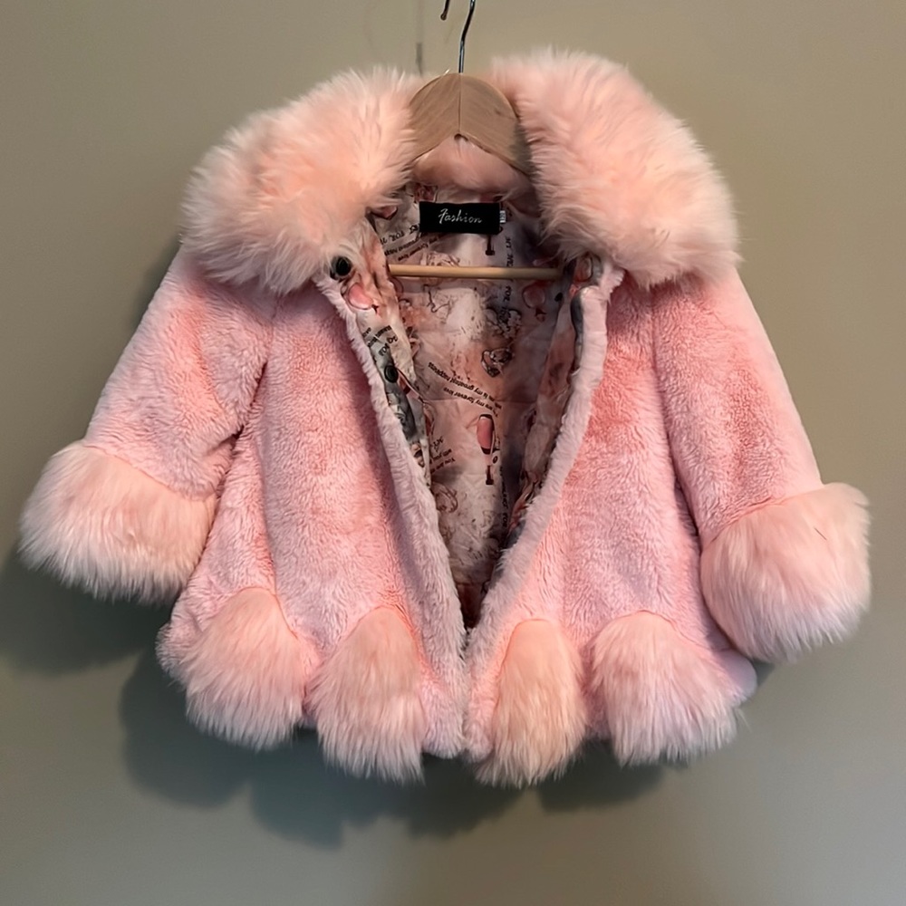 Fashion Brand Pink Poofy Jacket